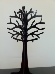 Laser Cut Jewelry Tree 3mm DXF File