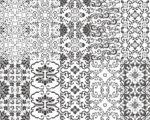 Chinese Patterns Vector Set Free Vector