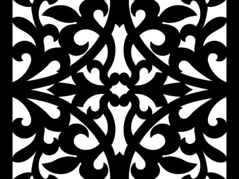 Seamless Floral Pattern SVG File