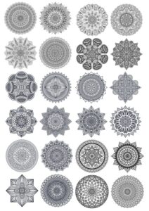 Mandala Vector Ornaments Set Free Vector