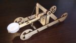 Laser Cut Wooden Toy Catapult Free Vector