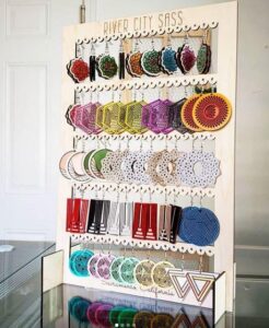 Laser Cut Large Earring Display Rack Template SVG File