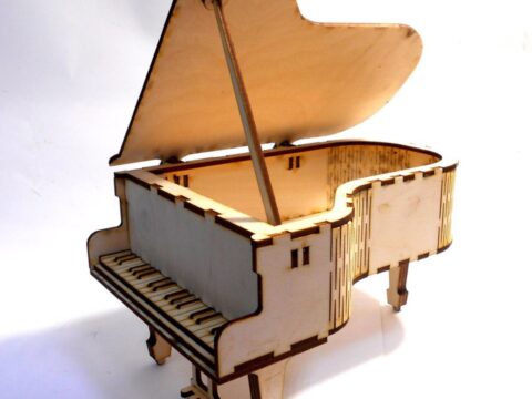 Laser Cut Toy Piano Free Vector