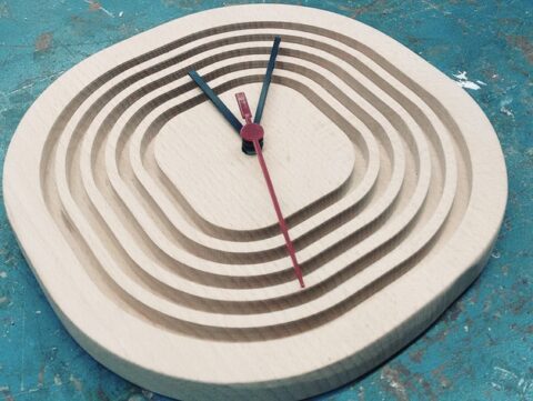 Step Clock CNC Router Plans PDF File