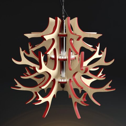 Roga Lamp Laser Cut Free Vector