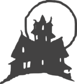 Halloween Clipart Castle DXF File