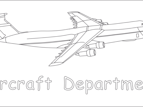 Aircraft Department DXF File