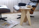 Table Stool Laser Cut Free Vector