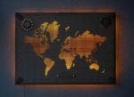 Laser Cut World Map Template Free Vector