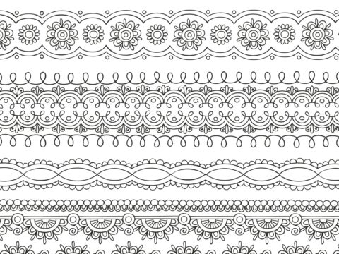 Ornate Pattern Vector Free Vector