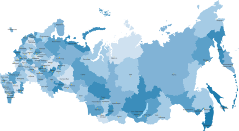 Russia Map Highly Detailed Vector Free Vector