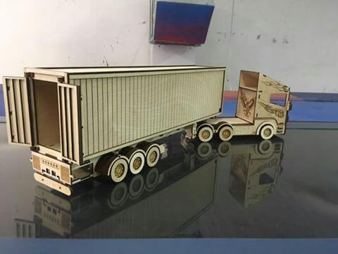 Scania R580 Laser Cut Free Vector