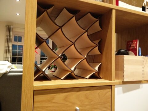 Wine Rack for IKEA KALLAX DXF File