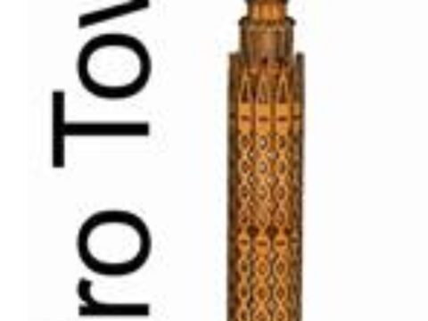 Laser Cut Cairo Tower 3D Model Free Vector