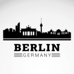 City Berlin Skyline SVG File