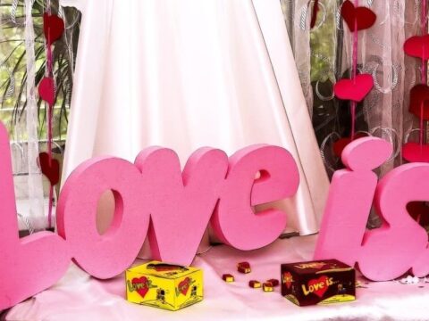 Laser Cut Love Is Wall Decor Wedding Sign Free Vector