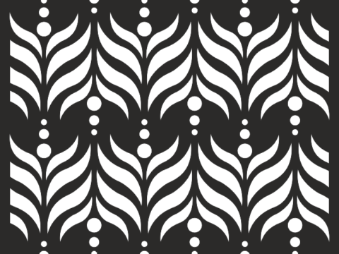 Decorative Screen Grille Panel Pattern Free Vector