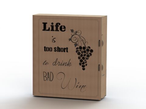 Wine Box DXF File
