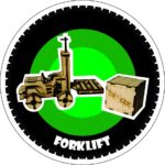 Fork Lift Truck Laser Cut Wooden 3D Model /Puzzle Kit DXF File
