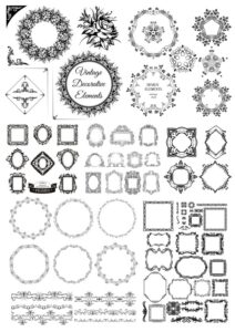 Vintage Decorative Elements Free Vector