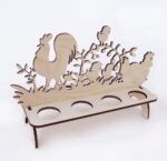 Laser Cut Easter Stand DXF File