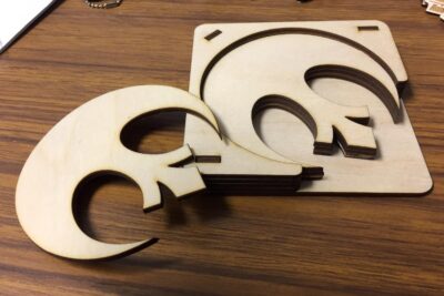 Laser Cut Star Wars Rebel Alliance Logo Coasters With Holder SVG File