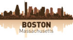 Boston Skyline Free Vector