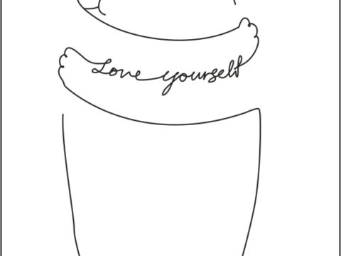 Love Yourself Medved Free Vector