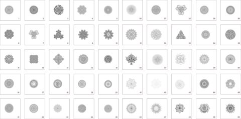 Mandala Art Pack Free Vector