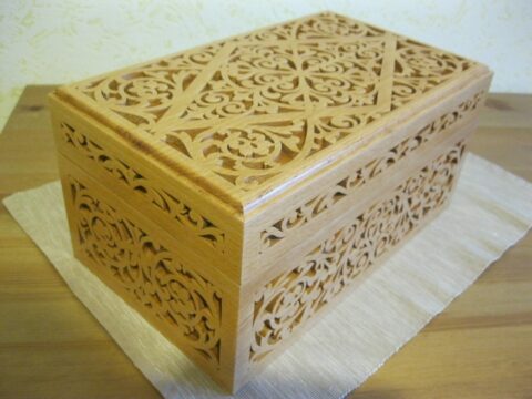 Laser Cut Decorative Wooden Box 6mm Free Vector