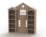 Furniture For Dollhouse Wooden Shelf Laser Cutting Template Free Vector