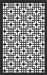 Geometric Panel Pattern DXF File