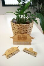Laser Cut Wooden Beard Combs 3mm MDF PDF File