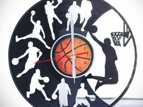 Basketball Clock DXF File
