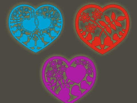 Free Free Vector Laser Cutting Hearts Free Vector