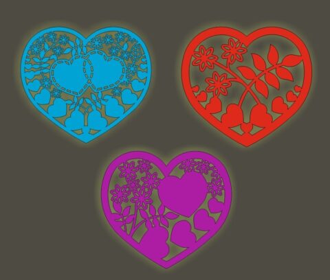 Free Free Vector Laser Cutting Hearts Free Vector