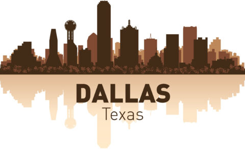 Dallas Skyline Free Vector