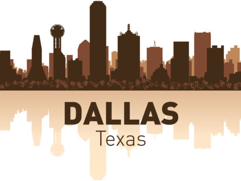 Dallas Skyline Free Vector
