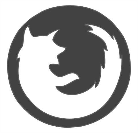 Firefox Logo DXF File