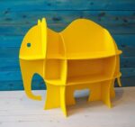 Laser Cut Elephant Shelf Book Shelf Furniture For Baby Nursery Kids Room Free Vector
