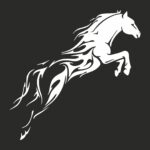Tribal Horse Unique DXF File