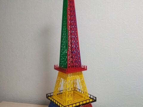 Eiffel Tower Acrylic Decoration 3mm Laser Cut Template Free Vector