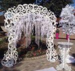 Decorative DIY Wedding Arch and Table Laser Cut Free Vector
