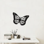 Laser Cut Butterfly Wall Art Decoration Free Vector