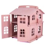 Laser Cut House Model For Kids Free Vector
