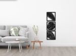 Laser Cut Floral Design Frames Home Wall Decor DXF File