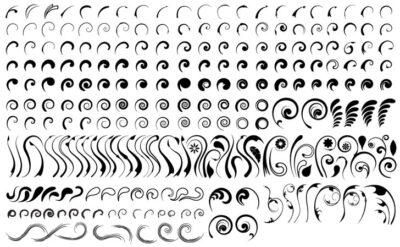 Curves Swirls Free Vector