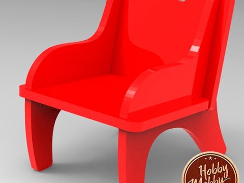 Laser Cut Baby Chair DXF File