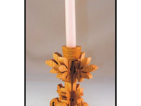 Candle Holder Scroll Saw Plans PDF File
