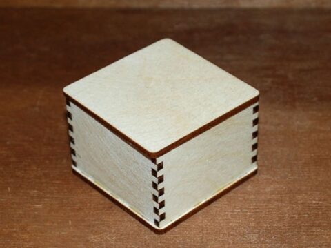 Laser Cut Blank Jewelry Box Blank Unfinished Wooden Box Free Vector